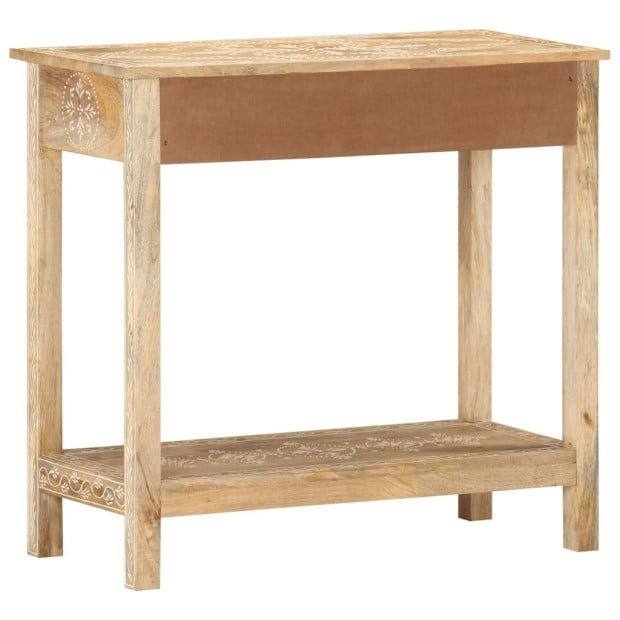 Console Table 80x35x74 Cm Solid Mango Wood Image 5