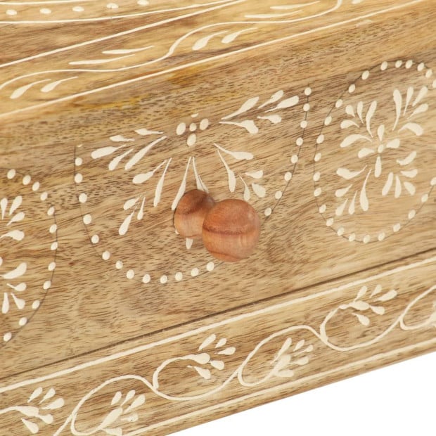Console Table 80x35x74 Cm Solid Mango Wood Image 7