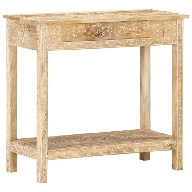 Console Table 80x35x74 Cm Solid Mango Wood Image 10