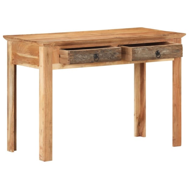 Desk 110x50x75 Cm Solid Reclaimed Wood Image 3