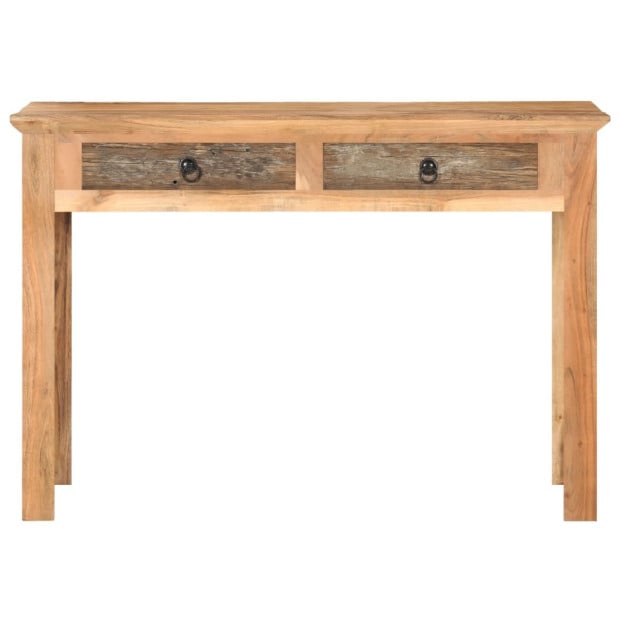 Desk 110x50x75 Cm Solid Reclaimed Wood Image 4