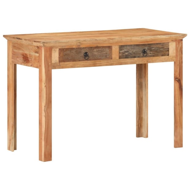 Desk 110x50x75 Cm Solid Reclaimed Wood Image 9