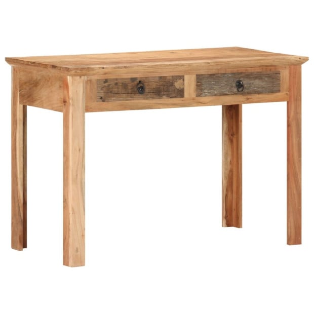 Desk 110x50x75 Cm Solid Reclaimed Wood Image 10