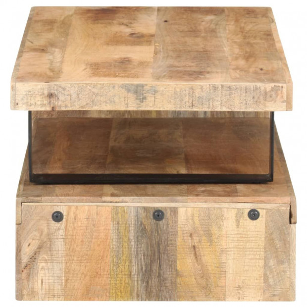 2 Piece Coffee Table Set Solid Mango Wood Image 6