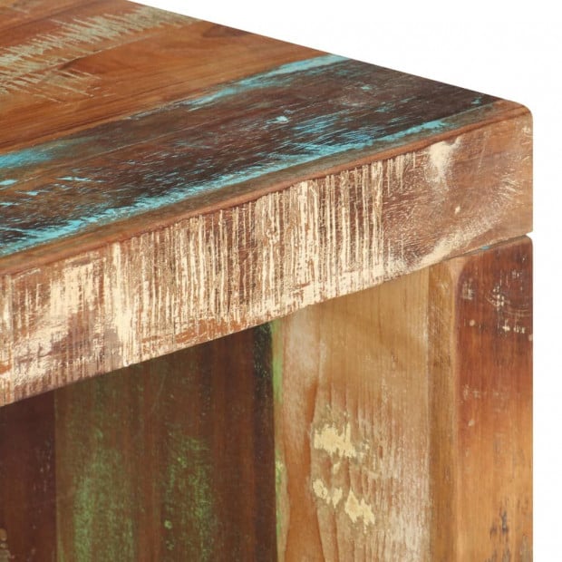 2 Piece Coffee Table Set Solid Reclaimed Wood Image 7