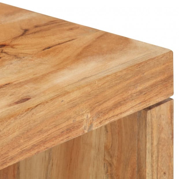 2 Piece Coffee Table Set Solid Acacia Wood Image 6