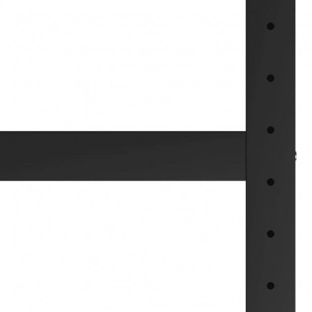 Work Bench Frame Metal 120x57x79cm Black Red Image 4