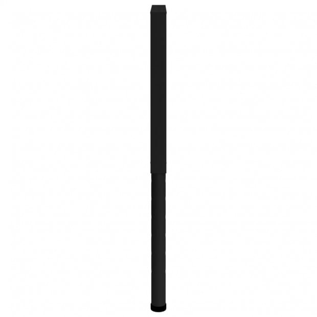 Adjustable Work Bench Frames 2 Pcs Metal 55x(69-95.5)cm Black Image 6