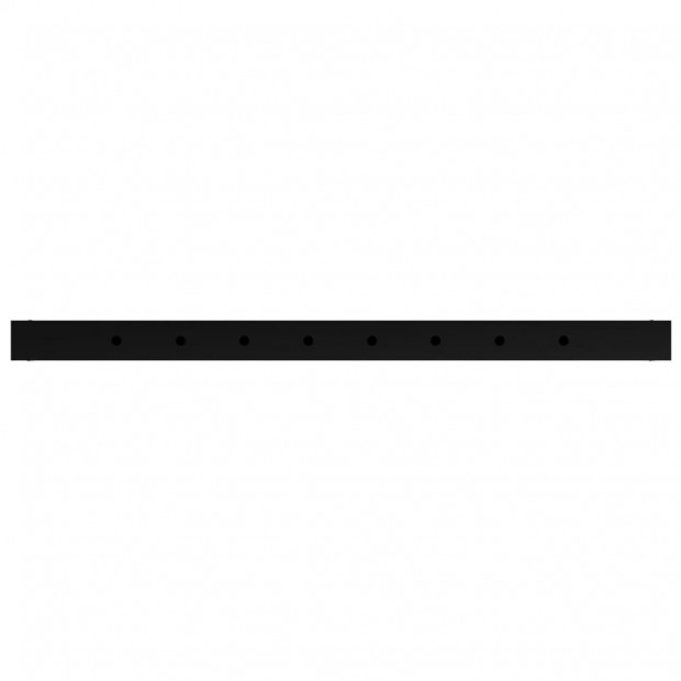 Adjustable Work Bench Frames 2 Pcs Metal 85x(69-95.5)cm Black Image 6