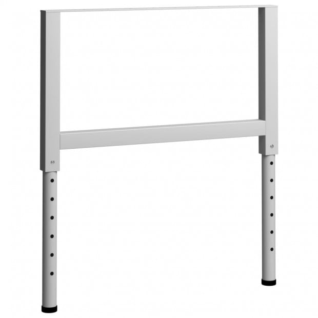 Adjustable Work Bench Frames 2 Pcs Metal 85x(69-95.5)cm Grey Image 3