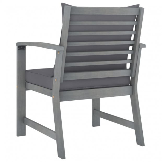 4 Piece Garden Lounge Set With Cushions Solid Acacia Wood Image 10