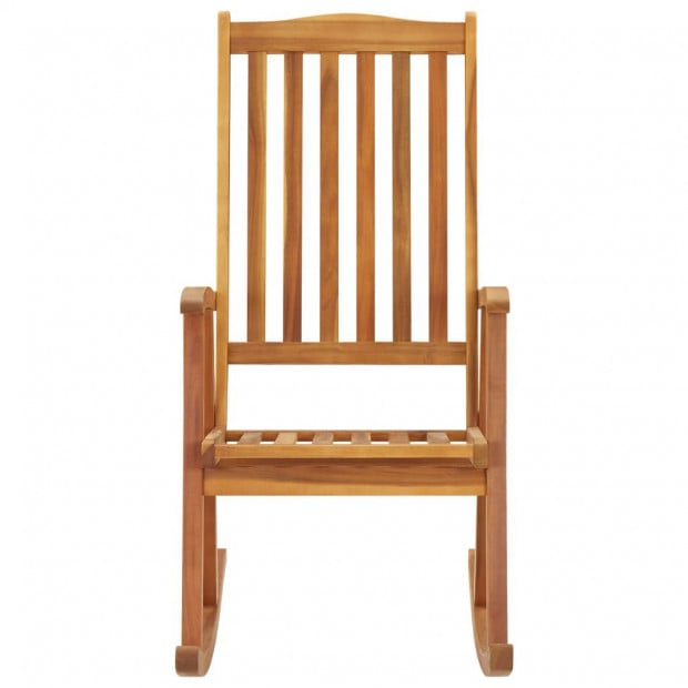 Rocking Chair Solid Acacia Wood Image 2