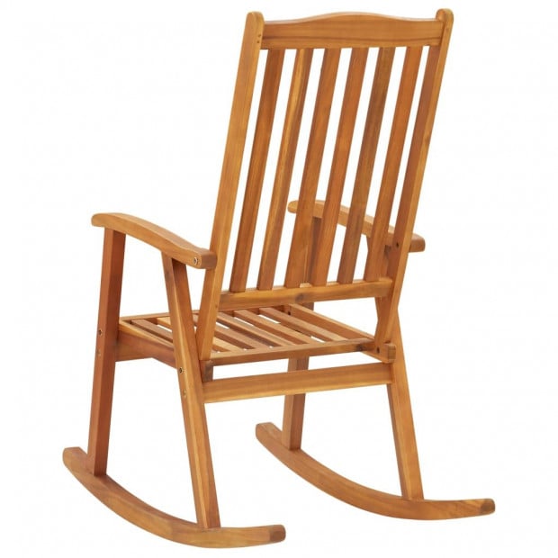 Rocking Chair Solid Acacia Wood Image 4