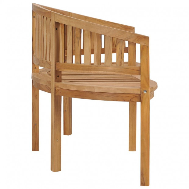 Banana Bench 180 Cm Solid Teak Wood Image 3