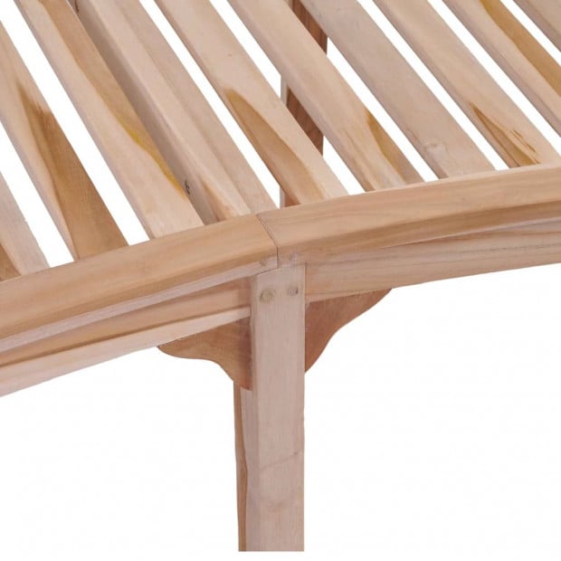 Banana Bench 200 Cm Solid Teak Wood Image 6