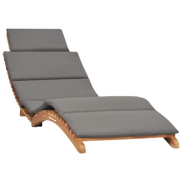 Folding sunbed with hotsell cushion
