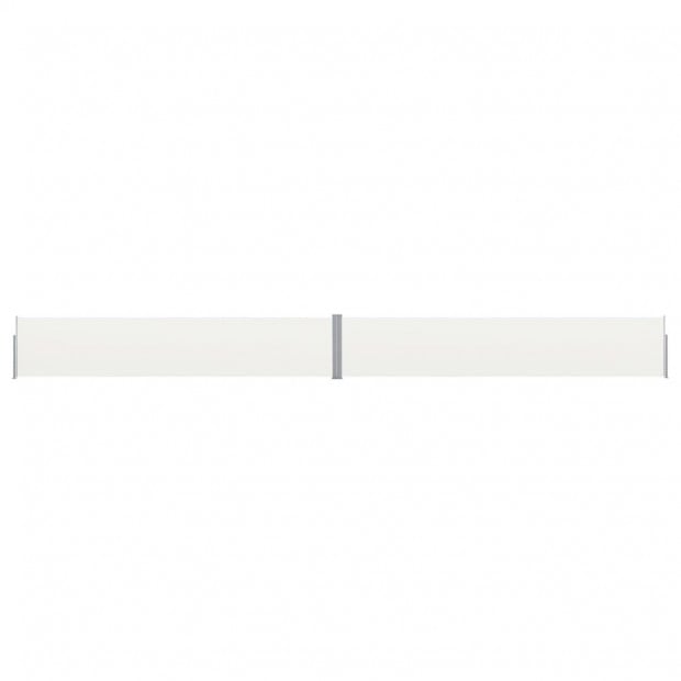 Patio Retractable Side Awning 140x1200 Cm Cream