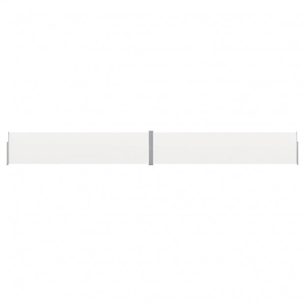 Patio Retractable Side Awning 170x1200 Cm Cream