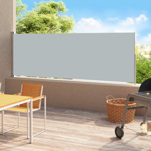 Patio Retractable Side Awning 200x500cm Anthracite Image 2