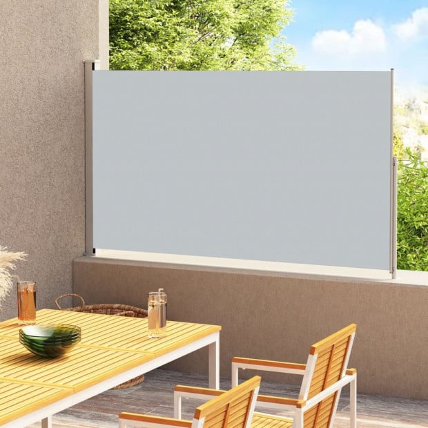 Patio Retractable Side Awning 220x300cm Anthracite
