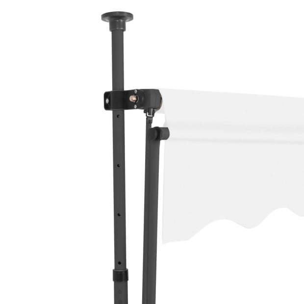 Manual Retractable Awning With Led 300 Cm Cream Image 4