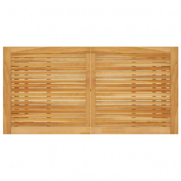 Garden Dining Table 140x70x73.5 Cm Solid Acacia Wood Image 4