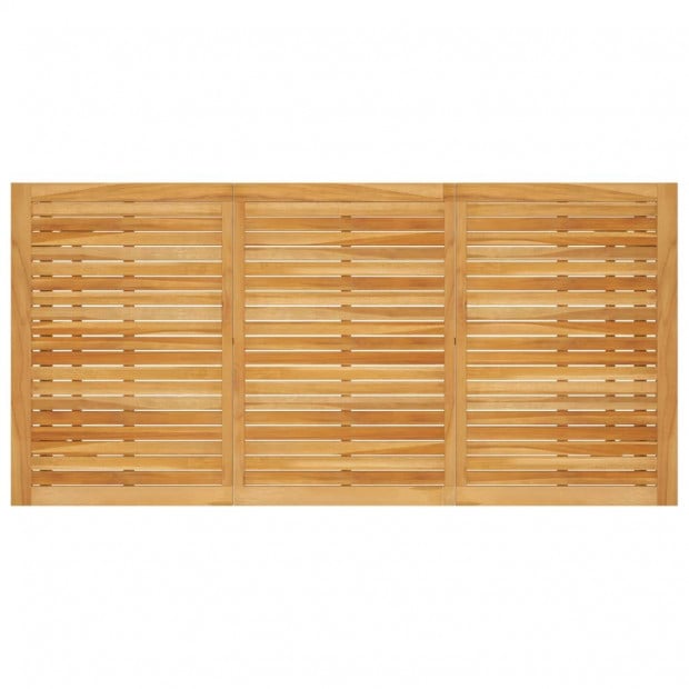 Garden Dining Table 206x100x74 Cm Solid Acacia Wood Image 4