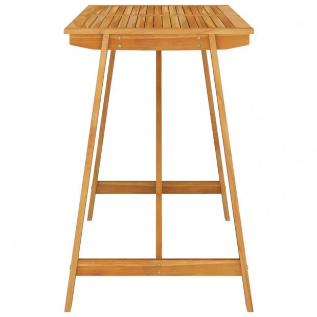Garden Bar Table 140x70x104 Cm Solid Acacia Wood Image 3