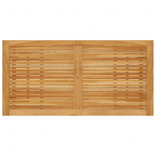 Garden Bar Table 140x70x104 Cm Solid Acacia Wood Image 4