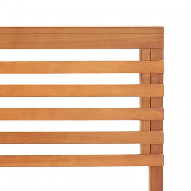 Garden Corner Bench 140 Cm Solid Acacia Wood Image 5