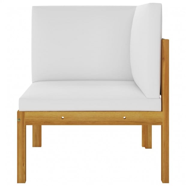 Garden Corner Sofas 2 Pcs With Cushions Solid Acacia Wood Image 3