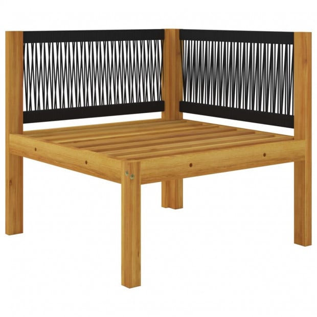 Garden Corner Sofas 2 Pcs With Cushions Solid Acacia Wood Image 5