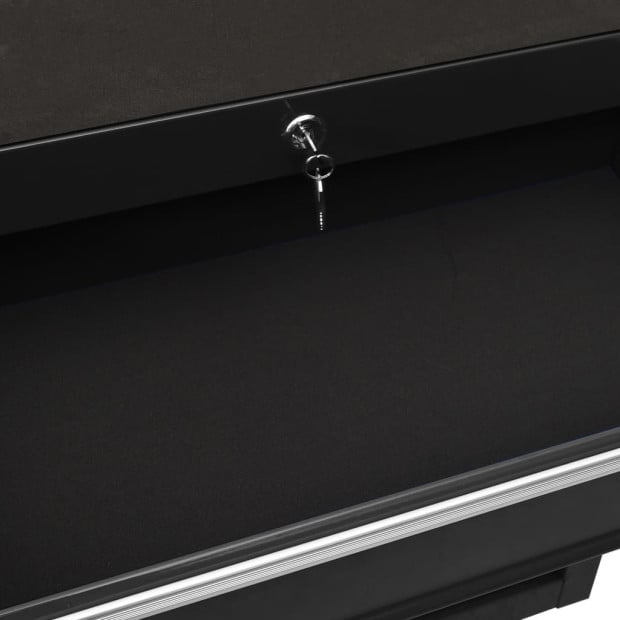 Tool Trolley With 15 Drawers Steel Black Image 7