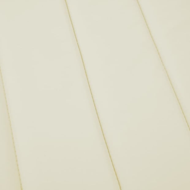 Sun Lounger Cushion Cream 200x50x3cm Fabric Image 5