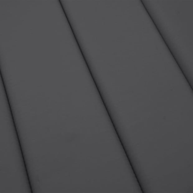 Sun Lounger Cushion Anthracite 200x70x3cm Fabric Image 5