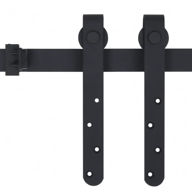 Mini Sliding Barn Door Kit Carbon Steel 200 Cm Image 3