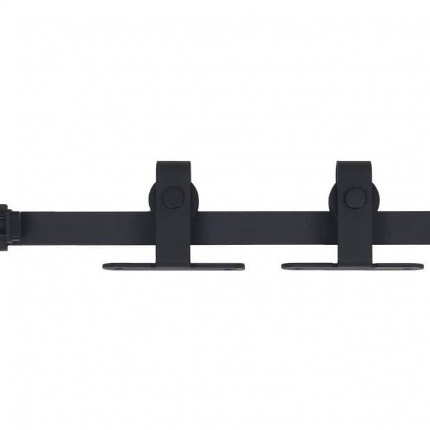 Mini Sliding Barn Door Kit Carbon Steel 183 Cm Image 3
