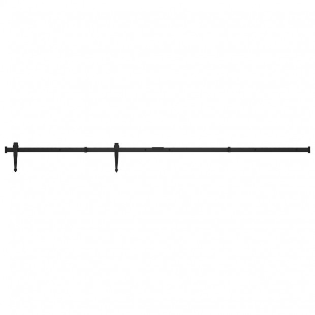 Mini Sliding Barn Door Kit Carbon Steel Length 200 Cm Width 100 Cm