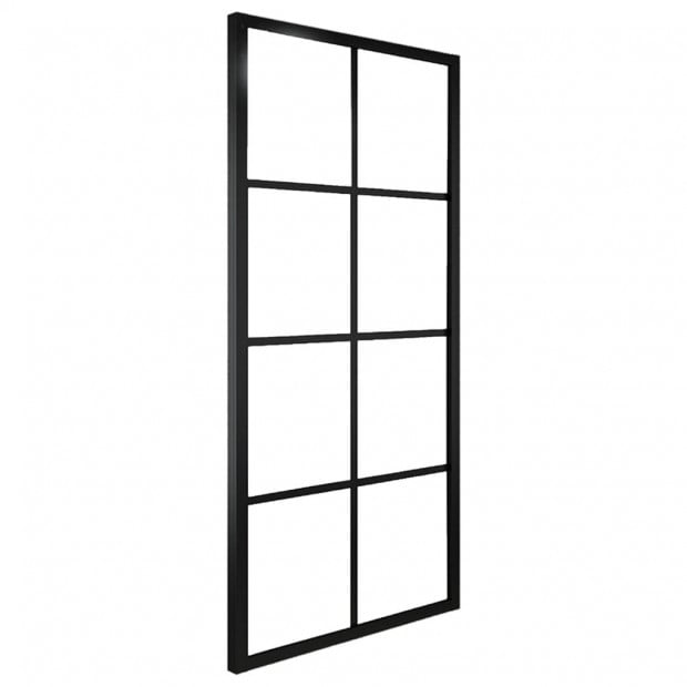 Sliding Door Aluminium And Esg Glass With Hardware 76x205cm Image 4