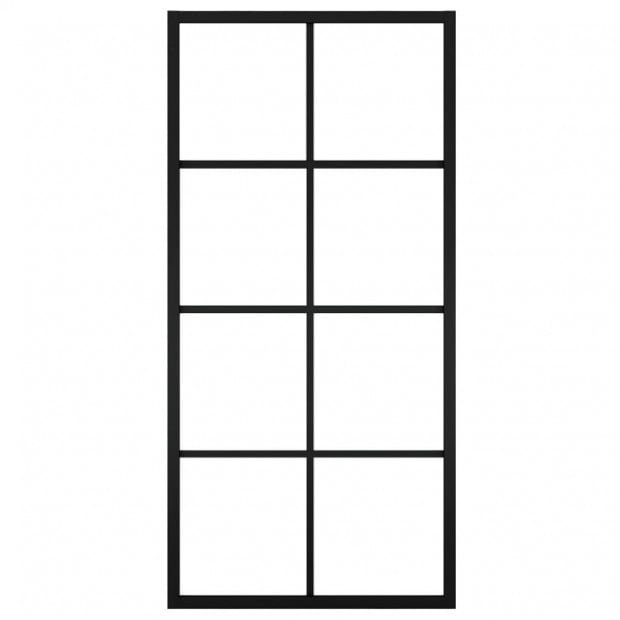 Sliding Door Aluminium And Esg Glass With Hardware 90x205cm Image 4