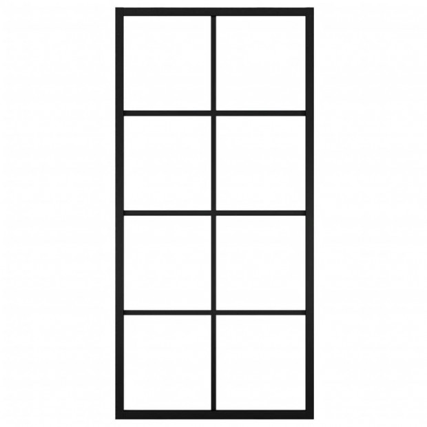 Sliding Door Aluminium And Esg Glass With Hardware 90x205cm Image 2