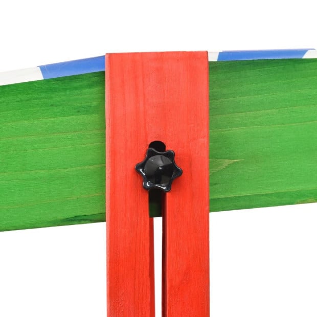 Sandbox With Adjustable Roof Fir Wood Multicolour Uv50 Image 6