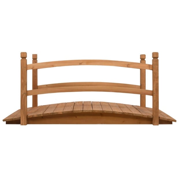 Garden Bridge 140x60x60 Cm Solid Firwood Image 2
