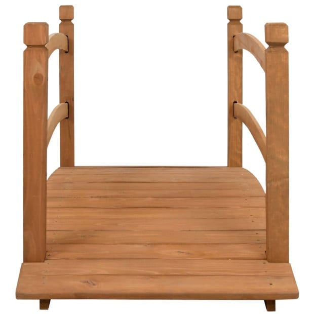 Garden Bridge 140x60x60 Cm Solid Firwood Image 3