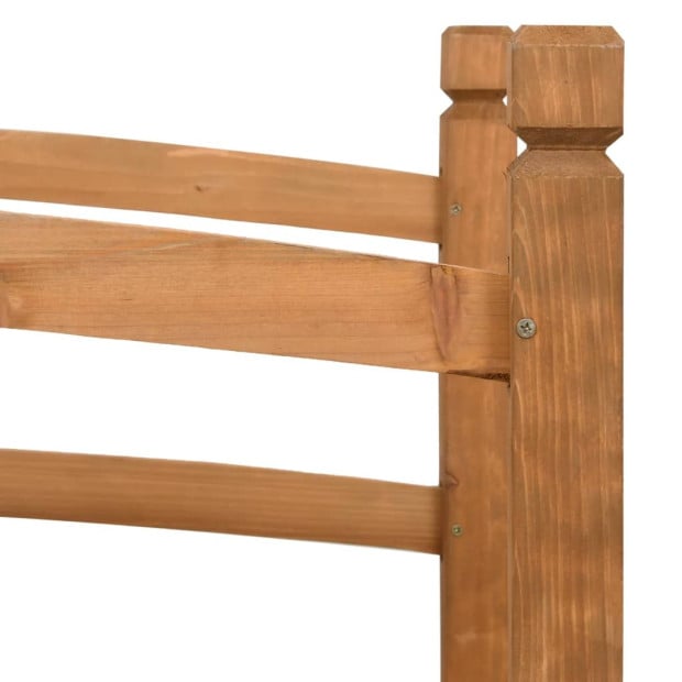 Garden Bridge 140x60x60 Cm Solid Firwood Image 5