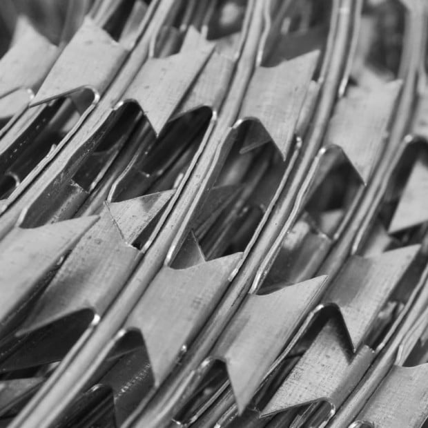Nato Razor Wires Helical Wire Rolls 2 Pcs Galvanised Steel 100 M Image 2
