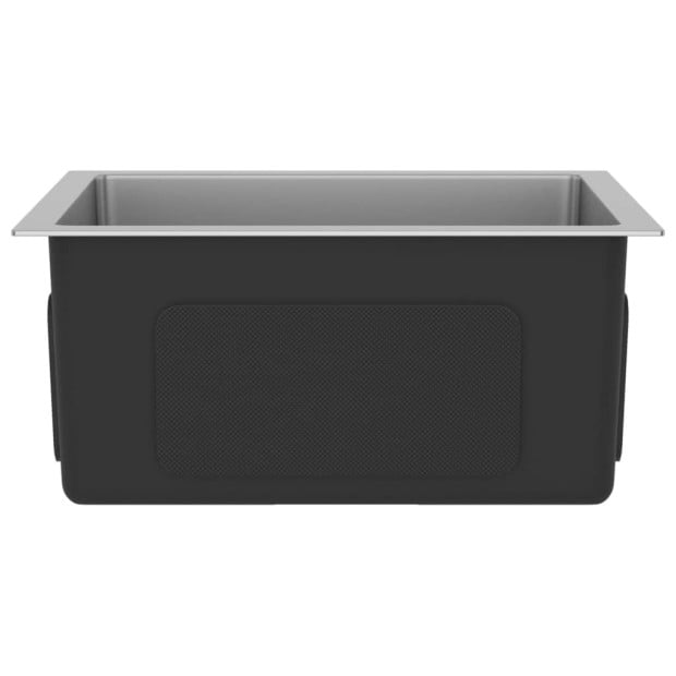 148756 Handmade Kitchen Sink Stainless Steel Image 4