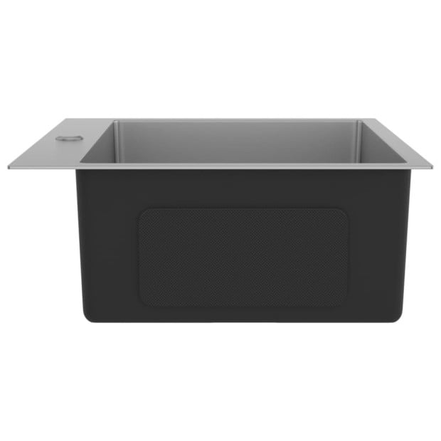 148758 Handmade Kitchen Sink Stainless Steel Image 5
