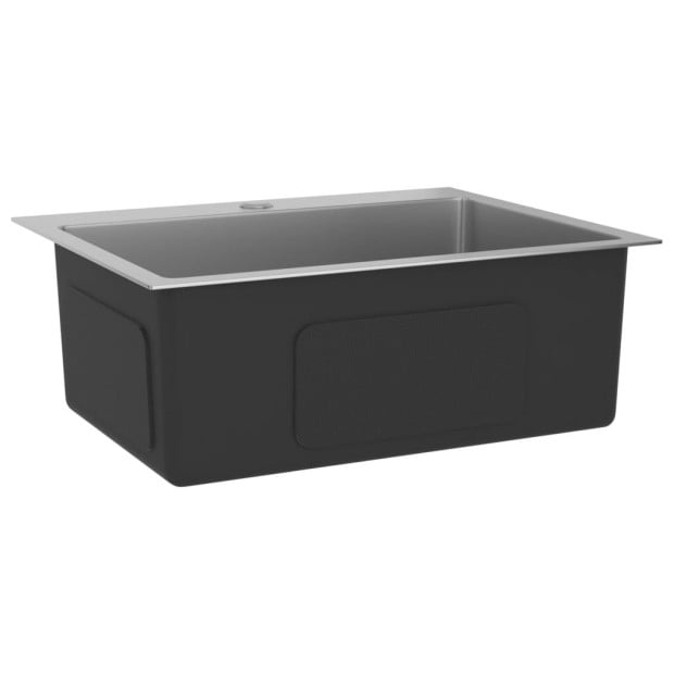 148762 Handmade Kitchen Sink Stainless Steel Image 3