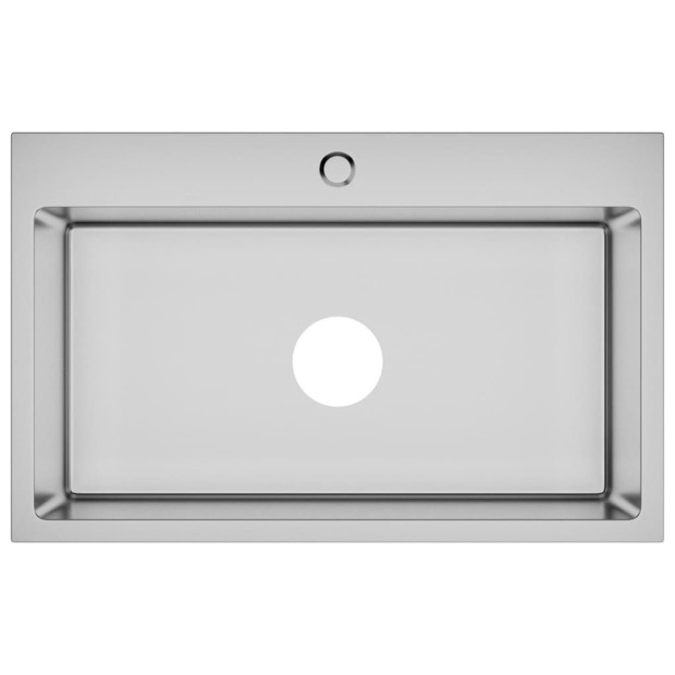 148764 Handmade Kitchen Sink Stainless Steel Image 2